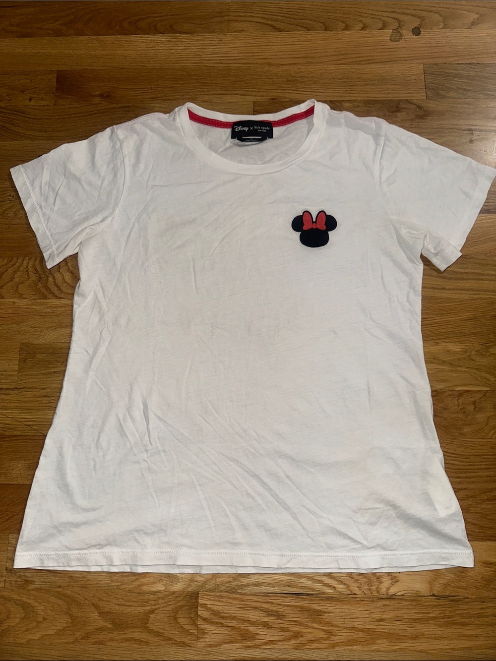Disney X Kate Spade White T-shirt w/Minnie Ears sz M